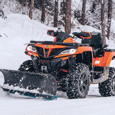 Bez snega i prepreka na vašem putu: Očistite sneg svojim ATV-om uz pomoć raonika! 